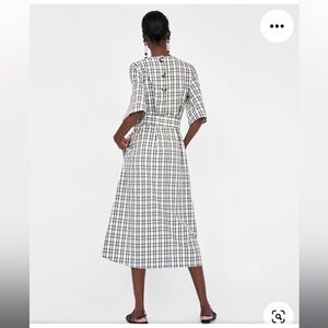 Zara midi dress with belt